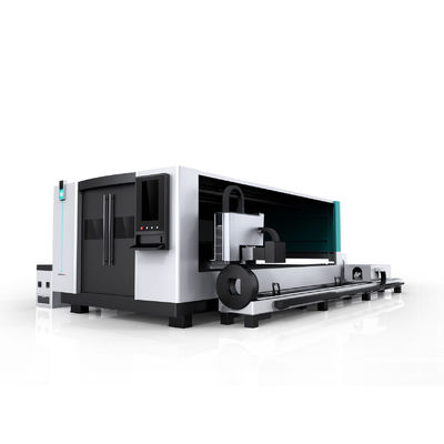 Tagliatrice del laser della fibra di CNC del metallo 2kw 3kw 4kw 6kw con rotatorio